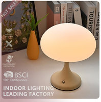 Lampe de chevet sans fil à intensité variable au design innovant en forme de méduse, lampe de table LED rechargeable pour la maison et le bureau