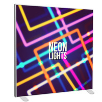 Caja de Luz SEG sin Marco, Delgada, con Marco de Aluminio Regulable, Letrero de Tela Retroiluminado, Exhibición Portátil y Reutilizable para Ferias Comerciales y Eventos