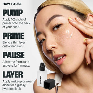 برايمر للوجه قائم على الجل ومرطب خفيف الوزن ينعم البشرة ويمسك مستحضرات التجميل يرطب - Product Image 2