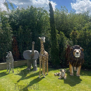 Decoración <span class=keywords><strong>de</strong></span> jardín, elefante, Tigre, fibra <span class=keywords><strong>de</strong></span> vidrio, tamaño real, animales <span class=keywords><strong>de</strong></span> safari, equipo <span class=keywords><strong>de</strong></span> alquiler <span class=keywords><strong>de</strong></span> fiesta, accesorios para animales - Product Image 2
