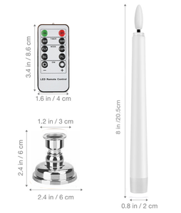 Nến Led Côn Không Lửa Với Thiết Kế Nhiều Hạt Nến Trang Trí Ngọn Lửa Nổi 3D Thích Hợp Cho Bữa Tối Sinh Nhật Đám Cưới - Product Image 2