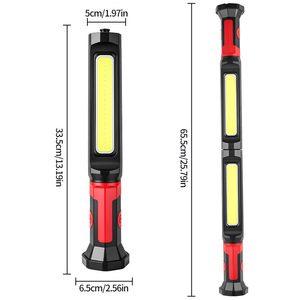 Lámpara de Trabajo LED COB 2 en 1, Lámpara de Inspección Portátil con Gancho Magnético para Emergencias en el Automóvil - Product Image 2