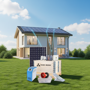 Générateur solaire complet haute efficacité 110v 220v 380v monophasé triphasé 20kw 10KW, station d'alimentation portable 5KW - Product Image 1