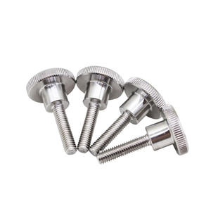 DIN 464 yüksek tip başparmak vida 304 # paslanmaz çelik çinko kaplama tırtıllı topuzu vidalar - Product Image 5