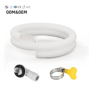 Tuyau de drainage flexible transparent en PE ondulé pour climatiseur, tube de sortie en plastique pour eaux usées, tubes en plastique pour climatiseur - Product Image 1