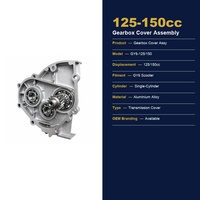 Couvre-boîte de vitesses pour scooter GY6 125cc 150cc, pièce de rechange pour transmission du moteur