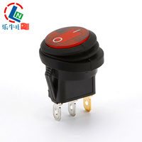 Interrupteur à bascule étanche Kcd 1 12V 3 broches avec LED bleue marche/arrêt certifié CQC
