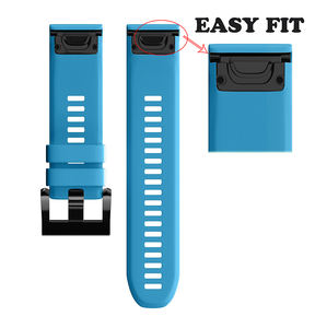 Trendybay <span class=keywords><strong>correa</strong></span> de reloj de silicona suave de 26mm de ancho para Garmin <span class=keywords><strong>Fenix</strong></span> 5X/<span class=keywords><strong>Fenix</strong></span> 5X Plus/<span class=keywords><strong>Fenix</strong></span> <span class=keywords><strong>3</strong></span>/<span class=keywords><strong>Fenix</strong></span> <span class=keywords><strong>3</strong></span> <span class=keywords><strong>HR</strong></span> Smartwatch <span class=keywords><strong>correa</strong></span> de reloj de goma - Product Image 2