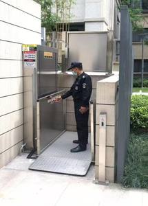 Monte-escalier vertical hydraulique de haute qualité pour fauteuil roulant, intérieur, 2-10 m, pour handicapés - Product Image 5