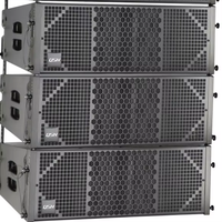 Sistema de Sonido Profesional para Escenarios al Aire Libre Pro Audio LC308, Sistema de Sonido Activo de 3 Vías de Rango Completo, Altavoz de Línea de Arreglo de Madera de 16 ohmios