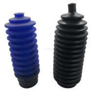 Manchon de tube télescopique en caoutchouc anti-poussière, œillet de soufflet en caoutchouc de Silicone Flexible pour voitures