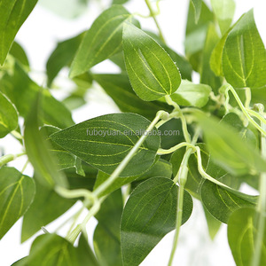 Decoración de boda, Planta artificial, flor falsa, planta verde, Helecho, hojas para colgar en la pared, ratán, clematis artificial largo - Product Image 4
