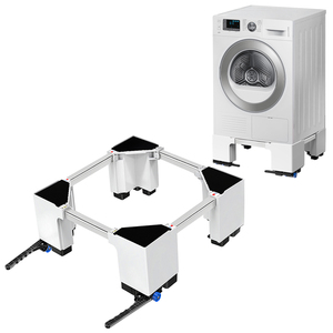 Eco-Friendly <b>Fridge</b> Stand for Convenient Standing with <b>Wheels</b> Heavy Duty Support 400 KG Height riser Movable Refrigerator - Product Image 1