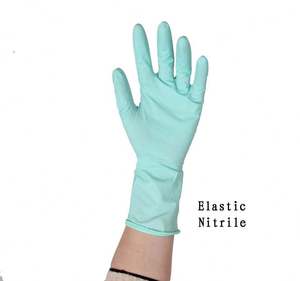 100 pièces <span class=keywords><strong>de</strong></span> gants jetables en nitrile synthétique vert <span class=keywords><strong>de</strong></span> Malaisie, sans poudre, pour les dents, multi-usages - Product Image 4