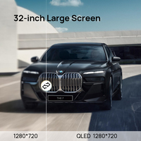 Écran LCD double 32 pouces avec autoradio Android multimédia Carplay pour BMW Série 7 F01 F02 F03 F04 NBT 2013-2017