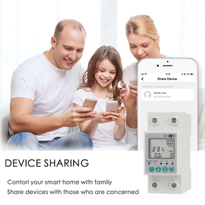 63A TUYA WiFi Smart Erdschluss-Leistungs schalter über Unter spannungs schutz Fernbedienung schalter Energie leistung kWh-Messgerät - Product Image 5