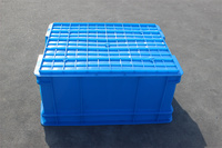 صندوق تخزين بلاستيكي من البولي إيثيلين عالي الكثافة (HDPE) قابل للتكديس ومضاد للكهرباء الساكنة، مقاس 415*290*140 مم، مانع للتسرب وصديق للبيئة، عالي الجودة للخدمات اللوجستية.