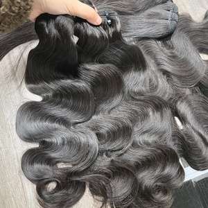 Paquets de cheveux humains bruts vierges non transformés en gros 10A Grade Body Wave cuticule alignée vison vendeur d'extensions de cheveux brésiliens - Product Image 1