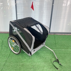 Rimorchio per Bicicletta per Animali Domestici con Attacco Rapido e Facile, Pieghevole, per Passeggiate all'Aperto, Passeggino per Gatti, Rimorchio da Viaggio - Product Image 4