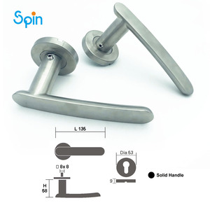 <span class=keywords><strong>Poignée</strong></span> <span class=keywords><strong>de</strong></span> fenêtre en alliage <span class=keywords><strong>de</strong></span> zinc avec manivelle en acier inoxydable, opérateur moderne à revêtement PVD - Product Image 5