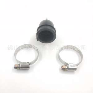 Tuyau coudé pour lave-vaisselle Wd24x33918 avec colliers de serrage 2,1 po x 1,26 po x 0,99 po, raccord de drainage en caoutchouc pour pièces de machine à laver - Product Image 3