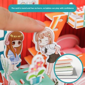 3D Puzzle tranquillo <span class=keywords><strong>libro</strong></span> fai da te educativo giocattolo di carta <span class=keywords><strong>per</strong></span> bambini casa di montaggio modello asilo artigianale <span class=keywords><strong>per</strong></span> <span class=keywords><strong>ragazzi</strong></span> e ragazze - Product Image 2