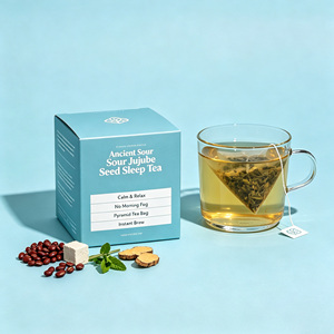 Té Herbal Premium Liofilizado de Hojas Sueltas para Dormir, Alivio Natural del <span class=keywords><strong>Insomnio</strong></span>, Bai Sheng, Manzanilla, Lavanda, 1000g - Product Image 1