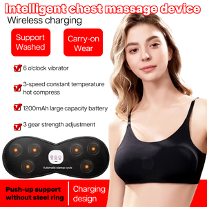Masseur électrique intelligent pour les seins, amovible, lavable, rechargeable, agrandissement, multifonctionnel - Product Image 4