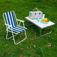 Chaises pliantes de loisirs pour la plage et l'extérieur, tables et chaises de pêche et de barbecue, idéales pour les sorties familiales en voiture et le camping
