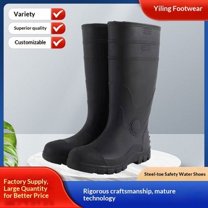 Top-level S5 <strong>Wellington</strong> Unisex Anti-static PVC Shoes Steel Toe and Midsole Mining Agricultural Waterproof Work Safety Rain <strong>Boots</strong> - Product Image 5