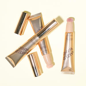 Éponge de maquillage pour le visage et les lèvres avec logo personnalisé, tête d'éponge multifonctionnelle, fard à joues liquide, illuminateur, contour, blush - Product Image 2