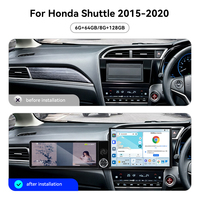 Radio Qualcomm Android 15 para Honda Shuttle 2015-2020, Pantalla Dual, GPS, Navegación Multimedia, Receptor Estéreo para Auto, Reproductor, Unidad Principal