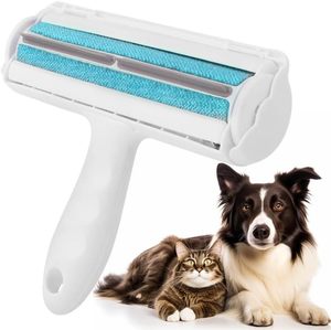 Brosse de toilettage pour animaux de compagnie en plastique avec logo personnalisé, vente chaude, brosse à poils pour canapé et tapis, rouleau anti-poils pour chien réutilisable et autonettoyant - Product Image 1