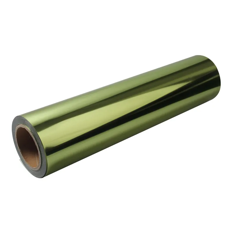 제조업체 PU 부드러운 금속 열전달 비닐 제초 녹색 Htv 비닐 금속 철 비닐 NF-HW786002-DG