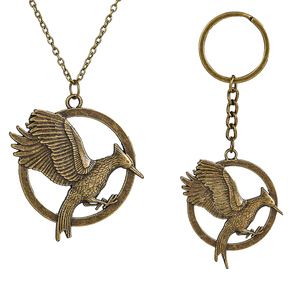 ZRM Llavero de Aleación de Zinc con Diseño de Chispa y Llama de Los Juegos del Hambre: Catching Fire, Collar de Dibujos Animados Vintage, Venta al por Mayor - Product Image 4
