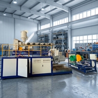 Ligne de production de machines d'extrusion de gaines isolantes en spirale à paroi pleine en HDPE plastique