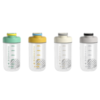 Gourde Sportive Portable en Tritan Sans BPA, Sûre pour les Aliments, Anti-Fuite, Compatible Lave-Vaisselle, à Boire Directement, Réutilisable, Idéale pour la Rentrée Scolaire des Filles et des Enfants