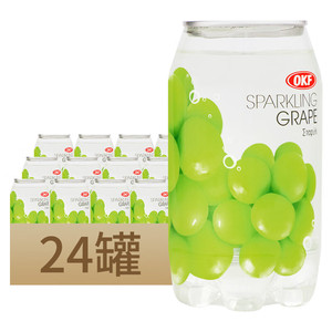 Bebida Coreana OKF con Sabor a Limón, Burbujas con Sabor a Fruta, Sandía, Fresa, Uva, Varios Sabores, Bebida Carbonatada de 350 ml - Product Image 4