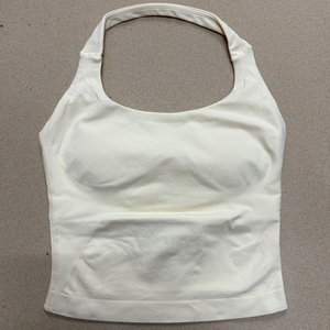 Top Deportivo Halter de Yoga sin Costuras de Alto Impacto para <span class=keywords><strong>Mujer</strong></span>, Éxito de Ventas, Ecológico, Elástico en Cuatro Direcciones y Transpirable con Logotipo - Product Image 6