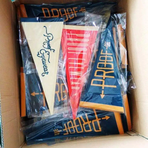 Custom Sublimation <strong>Blank</strong> Without Printing Team Soccer <strong>Pennant</strong> Polyester <strong>Blank</strong> <strong>Felt</strong> <strong>Pennants</strong> - Product Image 6