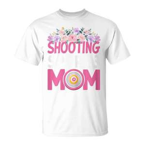 Camiseta para Mamá con Diseño Floral, Gráfico de Objetivo Rosa, Ropa Casual para Mujer - Product Image 1