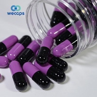 Wecaps Capsules vides imprimées sur mesure Capsules végétales Hpmc Capsules vides Taille 3 et 4 Capsules végétales