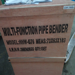 HHW-G76 Hydraulic Tube <b>Bending</b> <b>Machine</b> Professional Industrial Pipe Bender for Stainless Steel Pipes 16-76 mm - Product Image 1