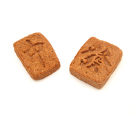 Biscuits pour chiens en forme de patte, à base d'os et de viande crues, nutrition naturelle pour la santé dentaire et la satisfaction de la mastication