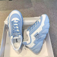 Nouveauté 2024, mocassins confortables à lacets, plateforme pour femmes, baskets décontractées pour femmes, chaussures de sport pour femmes