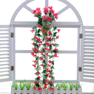Guirnaldas de flores artificiales Green Home de 85 cm para decoración colgante de pared, para decoración de techos en bodas en interiores. - Product Image 2
