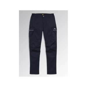 DIADORA UTILITY - 702.177675-60062/44 <b>Women</b>’s classic navy <b>slim</b>-<b>fit</b> <b>cargo</b> work <b>trousers</b> - EAN 8032521942530 WORK <b>TROUSERS</b> - Product Image 1