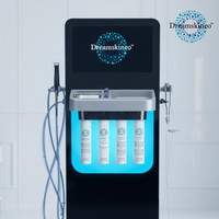 Appareil de beauté facial professionnel pour usage domestique, avec fonction hydro-massage exfoliant et hydratant, nouveau design, solution spa et sérum booster