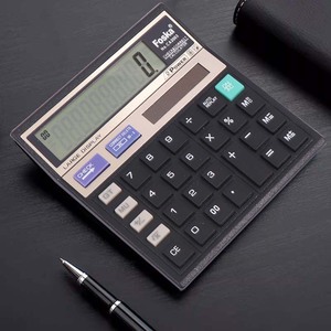 Calculatrice pour étudiants à livraison rapide avec écran LCD 10 chiffres, touches faciles à lire et conception à double alimentation, idéale pour les commandes de fournitures de bureau - Product Image 6