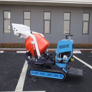 Máquina mezcladora de hormigón EPA CE automática, microcargadora móvil de cemento diésel, mezcladora de hormigón, Mini mezcladora de hormigón sobre orugas Industrial - Product Image 5